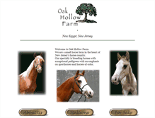 Tablet Screenshot of oakhollowfarm.com